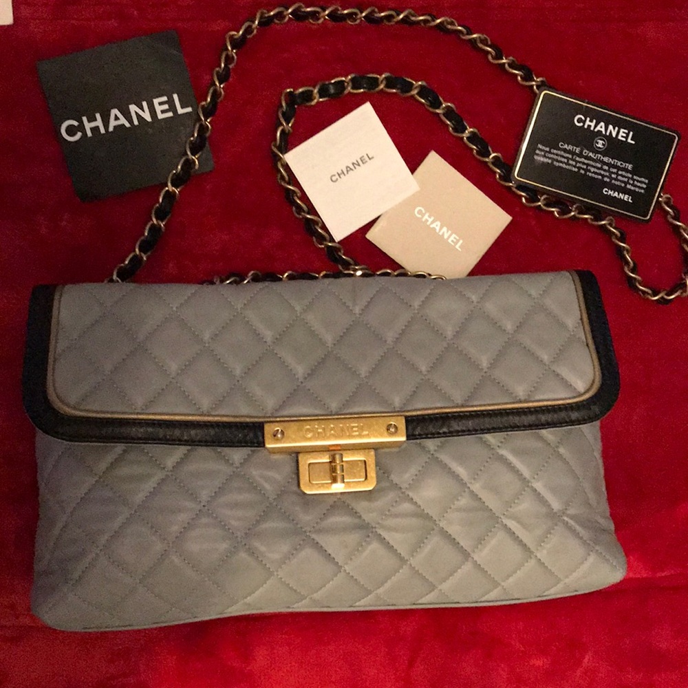 Authentic Chanel calfskin bag